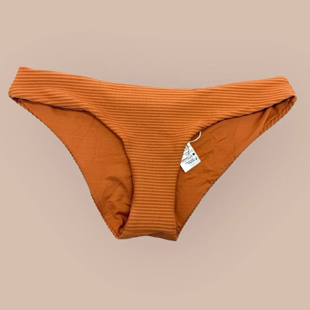 L*Space Bikini Bottoms Women's Sandy Classic Amber Size S low rise Pool Vacation